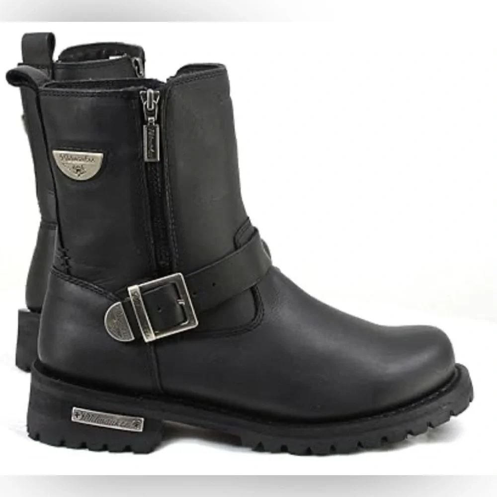 Milwaukee Motorcycle Company Afterburner Boots Black Size 9